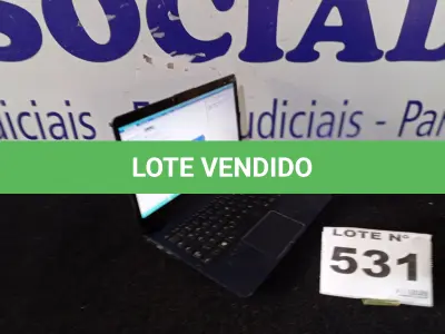 LOTE 531 - 01 – NOTEBOOK SAMSUNG I5 (NO ESTADO, NÃO SABEMOS SE FUNCIONA. LEILÃO NÃO TEM GARANTIA E NEM DEVOLUÇÃO, SUJEITO A POSSÍVEIS AVARIAS VISÍVEIS/OCULTAS E/OU AUSÊNCIA DE COMPONENTES)