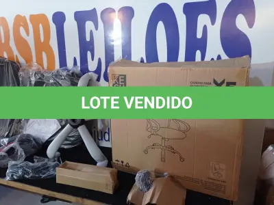 LOTE 414 - 01 - CADEIRA PARA ESCRITÓRIO X5 RETRÁTIL TELADA KESH (NO ESTADO, NÃO SABEMOS SE FUNCIONA. LEILÃO NÃO TEM GARANTIA E NEM DEVOLUÇÃO, SUJEITO A POSSÍVEIS AVARIAS VISÍVEIS/OCULTAS E/OU AUSÊNCIA DE COMPONENTES)
