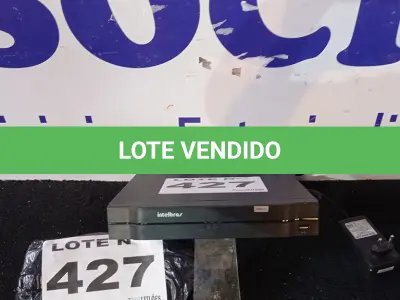 LOTE 427 - 01 - DVR 16 CANAIS INTELBRAS (NO ESTADO, NÃO SABEMOS SE FUNCIONA. LEILÃO NÃO TEM GARANTIA E NEM DEVOLUÇÃO, SUJEITO A POSSÍVEIS AVARIAS VISÍVEIS/OCULTAS E/OU AUSÊNCIA DE COMPONENTES)