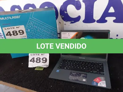 LOTE 489 - 01 - NOTEBOOK MULTILASER PC134 LEGACY BOOK, ATOM Z8350 (NO ESTADO, NÃO SABEMOS SE FUNCIONA. LEILÃO NÃO TEM GARANTIA E NEM DEVOLUÇÃO, SUJEITO A POSSÍVEIS AVARIAS VISÍVEIS/OCULTAS E/OU AUSÊNCIA DE COMPONENTES)