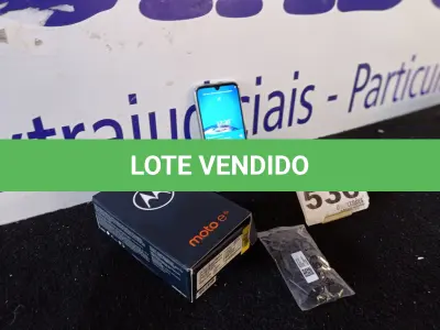 LOTE 536 - 01 - SMARTPHONE MOTOROLA MOTO E6I (NO ESTADO, NÃO SABEMOS SE FUNCIONA. LEILÃO NÃO TEM GARANTIA E NEM DEVOLUÇÃO, SUJEITO A POSSÍVEIS AVARIAS VISÍVEIS/OCULTAS E/OU AUSÊNCIA DE COMPONENTES)