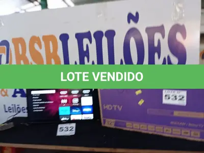 LOTE 532 - 01 - SMART TV LED 32 POLEGADAS HD SEMP (NO ESTADO, NÃO SABEMOS SE FUNCIONA. LEILÃO NÃO TEM GARANTIA E NEM DEVOLUÇÃO, SUJEITO A POSSÍVEIS AVARIAS VISÍVEIS/OCULTAS E/OU AUSÊNCIA DE COMPONENTES)