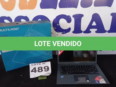 LOTE 489 - 01 - NOTEBOOK MULTILASER PC134 LEGACY BOOK, ATOM Z8350 (NO ESTADO, NÃO SABEMOS SE FUNCIONA. LEILÃO NÃO TEM GARANTIA E NEM DEVOLUÇÃO, SUJEITO A POSSÍVEIS AVARIAS VISÍVEIS/OCULTAS E/OU AUSÊNCIA DE COMPONENTES)