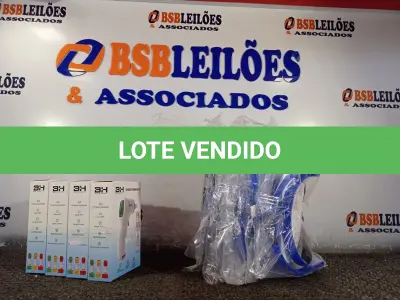 LOTE 037 - 10 MASCARAS DE PROTEÇÃO E 04 TERMÔMETROS INFRAVERMELHO. (NO ESTADO) ATENÇÃO! FAZER A VISITAÇÃO ANTES DE ARREMATAR, NÃO SABEMOS SE FUNCIONA. LEILÃO NÃO TEM GARANTIA E NEM DEVOLUÇÃO, SUJEITO A POSSÍVEIS AVARIAS VISÍVEIS/OCULTAS E/OU AUSÊNCIA DE COMPONENTES.