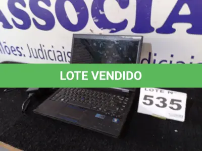 LOTE 535 - 01 – NOTEBOOK SAMSUNG I5 (NO ESTADO, NÃO SABEMOS SE FUNCIONA. LEILÃO NÃO TEM GARANTIA E NEM DEVOLUÇÃO, SUJEITO A POSSÍVEIS AVARIAS VISÍVEIS/OCULTAS E/OU AUSÊNCIA DE COMPONENTES)