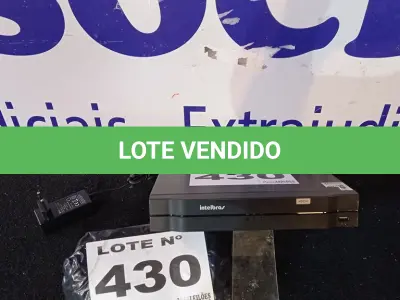 LOTE 430 - 01 - DVR 16 CANAIS INTELBRAS (NO ESTADO, NÃO SABEMOS SE FUNCIONA. LEILÃO NÃO TEM GARANTIA E NEM DEVOLUÇÃO, SUJEITO A POSSÍVEIS AVARIAS VISÍVEIS/OCULTAS E/OU AUSÊNCIA DE COMPONENTES)