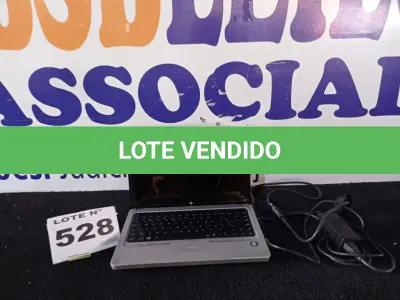 LOTE 528 - 01 - NOTEBOOK HP (NO ESTADO, NÃO SABEMOS SE FUNCIONA. LEILÃO NÃO TEM GARANTIA E NEM DEVOLUÇÃO, SUJEITO A POSSÍVEIS AVARIAS VISÍVEIS/OCULTAS E/OU AUSÊNCIA DE COMPONENTES)
