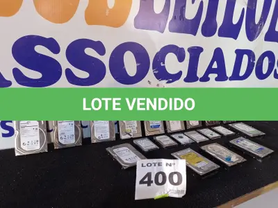 LOTE 400 - 22 – HDS DIVERSOS (NO ESTADO, NÃO SABEMOS SE FUNCIONA. LEILÃO NÃO TEM GARANTIA E NEM DEVOLUÇÃO, SUJEITO A POSSÍVEIS AVARIAS VISÍVEIS/OCULTAS E/OU AUSÊNCIA DE COMPONENTES)