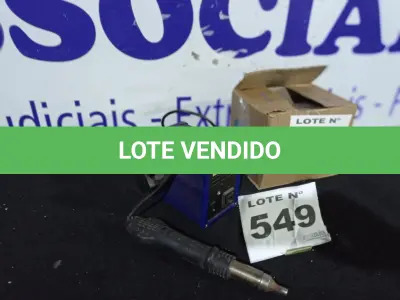 LOTE 549 - 01 - ESTAÇÃO RETRABALHO YAXUN 878D (NO ESTADO, NÃO SABEMOS SE FUNCIONA. LEILÃO NÃO TEM GARANTIA E NEM DEVOLUÇÃO, SUJEITO A POSSÍVEIS AVARIAS VISÍVEIS/OCULTAS E/OU AUSÊNCIA DE COMPONENTES)