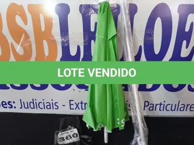 LOTE 360 - 01 - GUARDA SOL 1.60 ALUMÍNIO (NO ESTADO, NÃO SABEMOS SE FUNCIONA. LEILÃO NÃO TEM GARANTIA E NEM DEVOLUÇÃO, SUJEITO A POSSÍVEIS AVARIAS VISÍVEIS/OCULTAS E/OU AUSÊNCIA DE COMPONENTES)