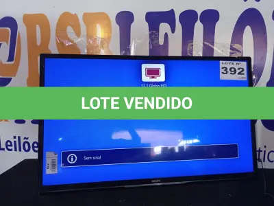 LOTE 392 - 01 - TV LED 47 POLEGADAS PHILIPS (NO ESTADO, NÃO SABEMOS SE FUNCIONA. LEILÃO NÃO TEM GARANTIA E NEM DEVOLUÇÃO, SUJEITO A POSSÍVEIS AVARIAS VISÍVEIS/OCULTAS E/OU AUSÊNCIA DE COMPONENTES)