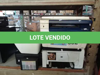 LOTE 082 - 04 IMPRESSORAS MARCAS E MODELOS DIVERSOS. (NO ESTADO) ATENÇÃO! FAZER A VISITAÇÃO ANTES DE ARREMATAR, NÃO SABEMOS SE FUNCIONA. LEILÃO NÃO TEM GARANTIA E NEM DEVOLUÇÃO, SUJEITO A POSSÍVEIS AVARIAS VISÍVEIS/OCULTAS E/OU AUSÊNCIA DE COMPONENTES.