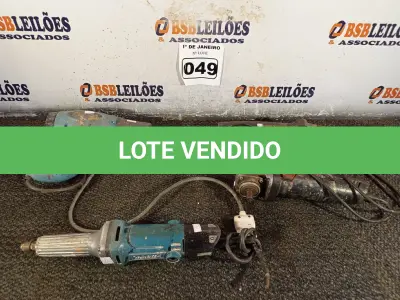 LOTE 049 - 02 ESMERILHADEIRAS, 01 RETIFICA E 01 SOPRADOR MARCAS E MODELOS DIVERSOS PARA RETIRADA DE PEÇAS. (NO ESTADO) ATENÇÃO! FAZER A VISITAÇÃO ANTES DE ARREMATAR, NÃO SABEMOS SE FUNCIONA. LEILÃO NÃO TEM GARANTIA E NEM DEVOLUÇÃO, SUJEITO A POSSÍVEIS AVARIAS VISÍVEIS/OCULTAS E/OU AUSÊNCIA DE COMPONENTES.