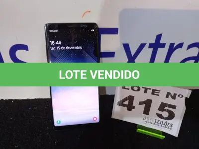 LOTE 415 - 01 - CELULAR SAMSUNG GALAXY NOTE 8 128GB (NO ESTADO, NÃO SABEMOS SE FUNCIONA. LEILÃO NÃO TEM GARANTIA E NEM DEVOLUÇÃO, SUJEITO A POSSÍVEIS AVARIAS VISÍVEIS/OCULTAS E/OU AUSÊNCIA DE COMPONENTES)