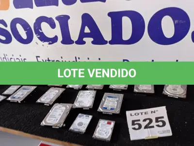 LOTE 525 - 22 – HDS DIVERSOS (APROXIMADAMENTE)(NO ESTADO, NÃO SABEMOS SE FUNCIONA. LEILÃO NÃO TEM GARANTIA E NEM DEVOLUÇÃO, SUJEITO A POSSÍVEIS AVARIAS VISÍVEIS/OCULTAS E/OU AUSÊNCIA DE COMPONENTES)