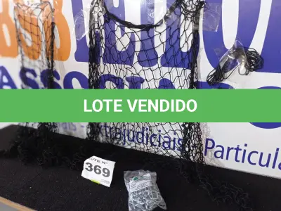 LOTE 369 - 01 - KIT REDE/TELA DE PROTEÇÃO PRETA (NO ESTADO, NÃO SABEMOS SE FUNCIONA. LEILÃO NÃO TEM GARANTIA E NEM DEVOLUÇÃO, SUJEITO A POSSÍVEIS AVARIAS VISÍVEIS/OCULTAS E/OU AUSÊNCIA DE COMPONENTES)
