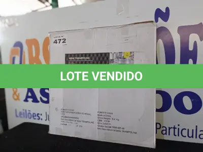 LOTE 472 - 01 - TRAMPOLIM/MINI CAMA ELÁSTICA (NO ESTADO, NÃO SABEMOS SE FUNCIONA. LEILÃO NÃO TEM GARANTIA E NEM DEVOLUÇÃO, SUJEITO A POSSÍVEIS AVARIAS VISÍVEIS/OCULTAS E/OU AUSÊNCIA DE COMPONENTES)
