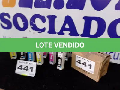 LOTE 441 - 13 - GARRAFAS DE TINTA EPSON (NO ESTADO, NÃO SABEMOS SE FUNCIONA. LEILÃO NÃO TEM GARANTIA E NEM DEVOLUÇÃO, SUJEITO A POSSÍVEIS AVARIAS VISÍVEIS/OCULTAS E/OU AUSÊNCIA DE COMPONENTES)