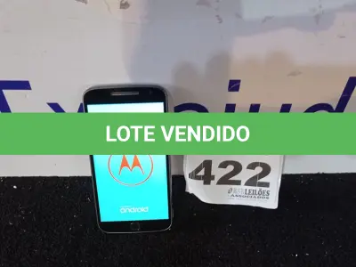LOTE 422 - 01 - CELULAR MOTOROLA MOTO G4 PLUS (NO ESTADO, NÃO SABEMOS SE FUNCIONA. LEILÃO NÃO TEM GARANTIA E NEM DEVOLUÇÃO, SUJEITO A POSSÍVEIS AVARIAS VISÍVEIS/OCULTAS E/OU AUSÊNCIA DE COMPONENTES)