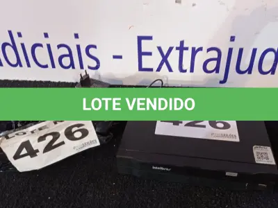 LOTE 426 - 01 - DVR 16 CANAIS INTELBRAS (NO ESTADO, NÃO SABEMOS SE FUNCIONA. LEILÃO NÃO TEM GARANTIA E NEM DEVOLUÇÃO, SUJEITO A POSSÍVEIS AVARIAS VISÍVEIS/OCULTAS E/OU AUSÊNCIA DE COMPONENTES)
