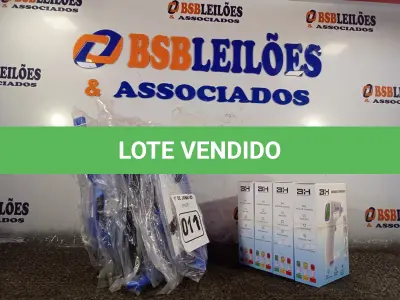 LOTE 011 - 10 MÁSCARAS DE PROTEÇÃO E 04 TERMÔMETROS INFRAVERMELHO. (NO ESTADO) ATENÇÃO! FAZER A VISITAÇÃO ANTES DE ARREMATAR, NÃO SABEMOS SE FUNCIONA. LEILÃO NÃO TEM GARANTIA E NEM DEVOLUÇÃO, SUJEITO A POSSÍVEIS AVARIAS VISÍVEIS/OCULTAS E/OU AUSÊNCIA DE COMPONENTES.