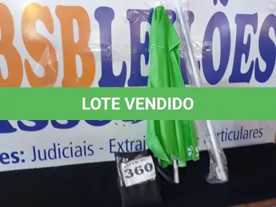 LOTE 360 - 01 - GUARDA SOL 1.60 ALUMÍNIO (NO ESTADO, NÃO SABEMOS SE FUNCIONA. LEILÃO NÃO TEM GARANTIA E NEM DEVOLUÇÃO, SUJEITO A POSSÍVEIS AVARIAS VISÍVEIS/OCULTAS E/OU AUSÊNCIA DE COMPONENTES)