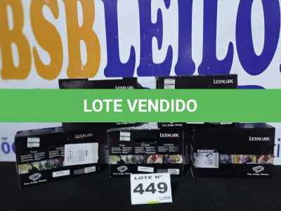 LOTE 449 - 05 - FOTOCONDUTOR LEXMARK E260X22G (NO ESTADO, NÃO SABEMOS SE FUNCIONA. LEILÃO NÃO TEM GARANTIA E NEM DEVOLUÇÃO, SUJEITO A POSSÍVEIS AVARIAS VISÍVEIS/OCULTAS E/OU AUSÊNCIA DE COMPONENTES)
