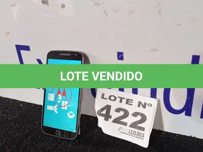 LOTE 422 - 01 - CELULAR MOTOROLA MOTO G4 PLUS (NO ESTADO, NÃO SABEMOS SE FUNCIONA. LEILÃO NÃO TEM GARANTIA E NEM DEVOLUÇÃO, SUJEITO A POSSÍVEIS AVARIAS VISÍVEIS/OCULTAS E/OU AUSÊNCIA DE COMPONENTES)