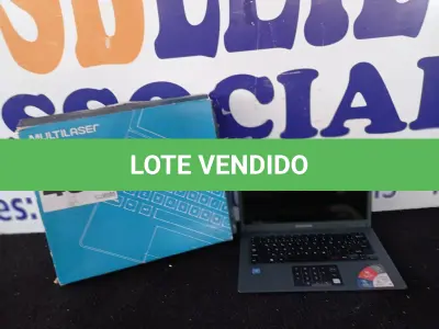 LOTE 491 - 01 - NOTEBOOK MULTILASER PC134 LEGACY BOOK, ATOM Z8350 (NO ESTADO, NÃO SABEMOS SE FUNCIONA. LEILÃO NÃO TEM GARANTIA E NEM DEVOLUÇÃO, SUJEITO A POSSÍVEIS AVARIAS VISÍVEIS/OCULTAS E/OU AUSÊNCIA DE COMPONENTES)