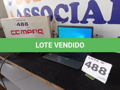 LOTE 488 - 01 - NOTEBOOK INTEL CORE I3 4GB RAM HD 120GB SSD (NO ESTADO, NÃO SABEMOS SE FUNCIONA. LEILÃO NÃO TEM GARANTIA E NEM DEVOLUÇÃO, SUJEITO A POSSÍVEIS AVARIAS VISÍVEIS/OCULTAS E/OU AUSÊNCIA DE COMPONENTES)