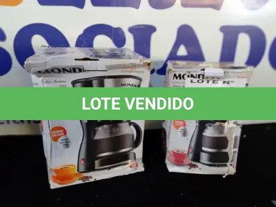 LOTE 515 - 02 – CAFETEIRAS ELÉTRICAS MONDIAL (NO ESTADO, NÃO SABEMOS SE FUNCIONA. LEILÃO NÃO TEM GARANTIA E NEM DEVOLUÇÃO, SUJEITO A POSSÍVEIS AVARIAS VISÍVEIS/OCULTAS E/OU AUSÊNCIA DE COMPONENTES)