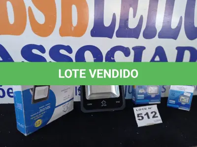 LOTE 512 - 03 – REFLETORES DIVERSOS (NO ESTADO, NÃO SABEMOS SE FUNCIONA. LEILÃO NÃO TEM GARANTIA E NEM DEVOLUÇÃO, SUJEITO A POSSÍVEIS AVARIAS VISÍVEIS/OCULTAS E/OU AUSÊNCIA DE COMPONENTES)