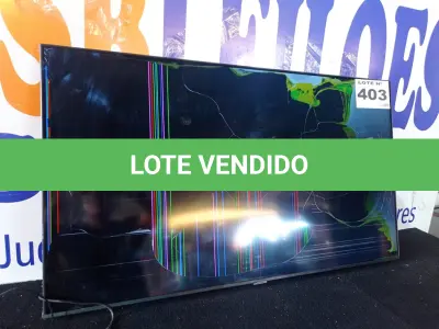 LOTE 403 - 01 - SMART TV 50" CRYSTAL UHD 4K SAMSUNG (NO ESTADO, NÃO SABEMOS SE FUNCIONA. LEILÃO NÃO TEM GARANTIA E NEM DEVOLUÇÃO, SUJEITO A POSSÍVEIS AVARIAS VISÍVEIS/OCULTAS E/OU AUSÊNCIA DE COMPONENTES)