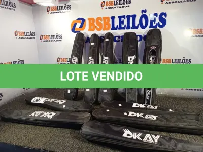LOTE 059 - 10 DETECTORES DE METAIS. (NO ESTADO) ATENÇÃO! FAZER A VISITAÇÃO ANTES DE ARREMATAR, NÃO SABEMOS SE FUNCIONA. LEILÃO NÃO TEM GARANTIA E NEM DEVOLUÇÃO, SUJEITO A POSSÍVEIS AVARIAS VISÍVEIS/OCULTAS E/OU AUSÊNCIA DE COMPONENTES.
