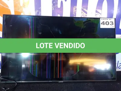 LOTE 403 - 01 - SMART TV 50" CRYSTAL UHD 4K SAMSUNG (NO ESTADO, NÃO SABEMOS SE FUNCIONA. LEILÃO NÃO TEM GARANTIA E NEM DEVOLUÇÃO, SUJEITO A POSSÍVEIS AVARIAS VISÍVEIS/OCULTAS E/OU AUSÊNCIA DE COMPONENTES)