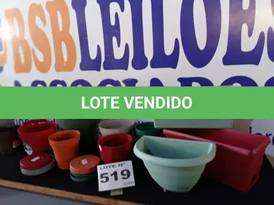 LOTE 519 - 12 – VASOS DE PLANTAS DIVERSOS (NO ESTADO, NÃO SABEMOS SE FUNCIONA. LEILÃO NÃO TEM GARANTIA E NEM DEVOLUÇÃO, SUJEITO A POSSÍVEIS AVARIAS VISÍVEIS/OCULTAS E/OU AUSÊNCIA DE COMPONENTES)