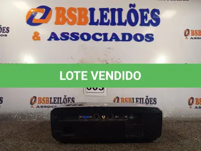 LOTE 003 - 01 PROJETOR MULTIMIDIA MARCA LG. (NO ESTADO) ATENÇÃO! FAZER A VISITAÇÃO ANTES DE ARREMATAR, NÃO SABEMOS SE FUNCIONA. LEILÃO NÃO TEM GARANTIA E NEM DEVOLUÇÃO, SUJEITO A POSSÍVEIS AVARIAS VISÍVEIS/OCULTAS E/OU AUSÊNCIA DE COMPONENTES.