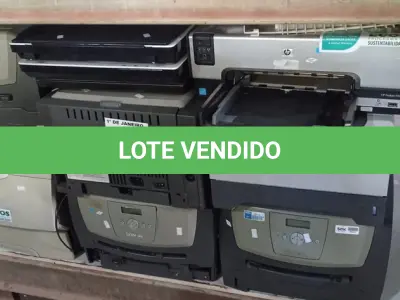LOTE 084 - 01 LOTE COM VÁRIAS IMPRESSORAS MARCAS E MODELOS DIVERSOS. (NO ESTADO) ATENÇÃO! FAZER A VISITAÇÃO ANTES DE ARREMATAR, NÃO SABEMOS SE FUNCIONA. LEILÃO NÃO TEM GARANTIA E NEM DEVOLUÇÃO, SUJEITO A POSSÍVEIS AVARIAS VISÍVEIS/OCULTAS E/OU AUSÊNCIA DE COMPONENTES.