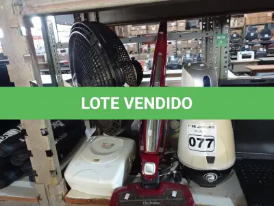 LOTE 077 - 01 CUBA LAVATÓRIO, 02 UMIDIFICADORES, 01 CAIXA SIFONADA, 03 TORNEIRAS, 01 VENTILADOR E 01 CENTRAL DE ALARME MARCAS E MODELOS DIVERSOS. (NO ESTADO) ATENÇÃO! FAZER A VISITAÇÃO ANTES DE ARREMATAR, NÃO SABEMOS SE FUNCIONA. LEILÃO NÃO TEM GARANTIA E NEM DEVOLUÇÃO, SUJEITO A POSSÍVEIS AVARIAS VISÍVEIS/OCULTAS E/OU AUSÊNCIA DE COMPONENTES.
