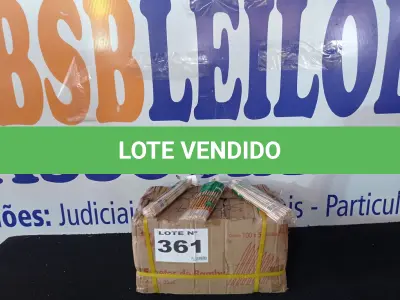 LOTE 361 - 100 PACOTES ESPETOS DE BAMBU PARA CHURRASCO DE 25CM COM 50 UNIDADES (APROXIMADAMENTE)(NO ESTADO, NÃO SABEMOS SE FUNCIONA. LEILÃO NÃO TEM GARANTIA E NEM DEVOLUÇÃO, SUJEITO A POSSÍVEIS AVARIAS VISÍVEIS/OCULTAS E/OU AUSÊNCIA DE COMPONENTES)