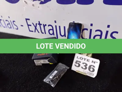 LOTE 536 - 01 - SMARTPHONE MOTOROLA MOTO E6I (NO ESTADO, NÃO SABEMOS SE FUNCIONA. LEILÃO NÃO TEM GARANTIA E NEM DEVOLUÇÃO, SUJEITO A POSSÍVEIS AVARIAS VISÍVEIS/OCULTAS E/OU AUSÊNCIA DE COMPONENTES)