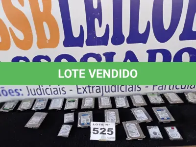 LOTE 525 - 22 – HDS DIVERSOS (APROXIMADAMENTE)(NO ESTADO, NÃO SABEMOS SE FUNCIONA. LEILÃO NÃO TEM GARANTIA E NEM DEVOLUÇÃO, SUJEITO A POSSÍVEIS AVARIAS VISÍVEIS/OCULTAS E/OU AUSÊNCIA DE COMPONENTES)
