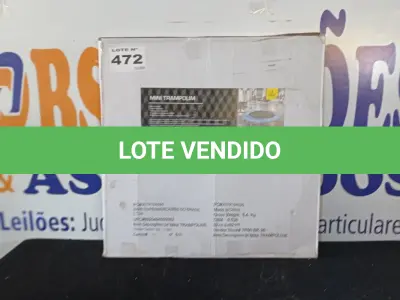 LOTE 472 - 01 - TRAMPOLIM/MINI CAMA ELÁSTICA (NO ESTADO, NÃO SABEMOS SE FUNCIONA. LEILÃO NÃO TEM GARANTIA E NEM DEVOLUÇÃO, SUJEITO A POSSÍVEIS AVARIAS VISÍVEIS/OCULTAS E/OU AUSÊNCIA DE COMPONENTES)