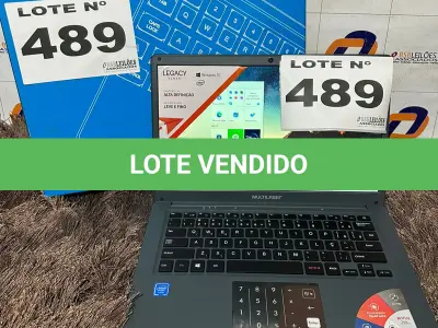 LOTE 489 - 01 - NOTEBOOK MULTILASER PC134 LEGACY BOOK, ATOM Z8350 (NO ESTADO, NÃO SABEMOS SE FUNCIONA. LEILÃO NÃO TEM GARANTIA E NEM DEVOLUÇÃO, SUJEITO A POSSÍVEIS AVARIAS VISÍVEIS/OCULTAS E/OU AUSÊNCIA DE COMPONENTES)