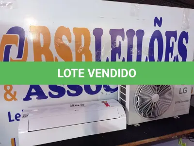 LOTE 399 - 01 - AR CONDICIONADO SPLIT INVERTER 12000 BTUS LG DUAL INVERTER VOICE FRIO 220VOLTS (NO ESTADO, NÃO SABEMOS SE FUNCIONA. LEILÃO NÃO TEM GARANTIA E NEM DEVOLUÇÃO, SUJEITO A POSSÍVEIS AVARIAS VISÍVEIS/OCULTAS E/OU AUSÊNCIA DE COMPONENTES)