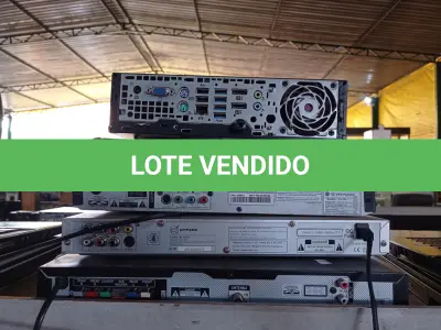 LOTE 039 - 01 MINI CPU E 04 APARELHOS DE DVD MARCAS E MODELOS DIVERSOS. (NO ESTADO) ATENÇÃO! FAZER A VISITAÇÃO ANTES DE ARREMATAR, NÃO SABEMOS SE FUNCIONA. LEILÃO NÃO TEM GARANTIA E NEM DEVOLUÇÃO, SUJEITO A POSSÍVEIS AVARIAS VISÍVEIS/OCULTAS E/OU AUSÊNCIA DE COMPONENTES.
