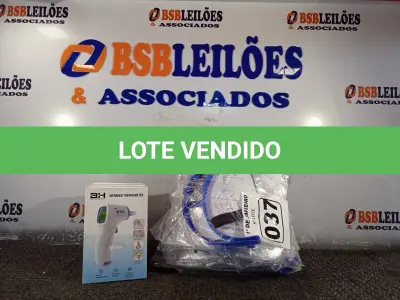 LOTE 037 - 10 MASCARAS DE PROTEÇÃO E 04 TERMÔMETROS INFRAVERMELHO. (NO ESTADO) ATENÇÃO! FAZER A VISITAÇÃO ANTES DE ARREMATAR, NÃO SABEMOS SE FUNCIONA. LEILÃO NÃO TEM GARANTIA E NEM DEVOLUÇÃO, SUJEITO A POSSÍVEIS AVARIAS VISÍVEIS/OCULTAS E/OU AUSÊNCIA DE COMPONENTES.