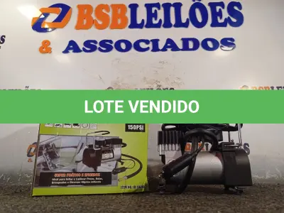 LOTE 023 - 01 COMPRESSOR DE AR PORTÁTIL 12V 150PSI. (NO ESTADO) ATENÇÃO! FAZER A VISITAÇÃO ANTES DE ARREMATAR, NÃO SABEMOS SE FUNCIONA. LEILÃO NÃO TEM GARANTIA E NEM DEVOLUÇÃO, SUJEITO A POSSÍVEIS AVARIAS VISÍVEIS/OCULTAS E/OU AUSÊNCIA DE COMPONENTES.
