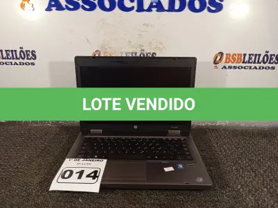 LOTE 014 - 01 NOTEBOOK MARCA HP. (NO ESTADO) ATENÇÃO! FAZER A VISITAÇÃO ANTES DE ARREMATAR, NÃO SABEMOS SE FUNCIONA. LEILÃO NÃO TEM GARANTIA E NEM DEVOLUÇÃO, SUJEITO A POSSÍVEIS AVARIAS VISÍVEIS/OCULTAS E/OU AUSÊNCIA DE COMPONENTES.