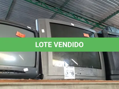 LOTE 076 - 03 TV’S DE TUBO MARCAS E MODELOS DIVERSOS. (NO ESTADO) ATENÇÃO! FAZER A VISITAÇÃO ANTES DE ARREMATAR, NÃO SABEMOS SE FUNCIONA. LEILÃO NÃO TEM GARANTIA E NEM DEVOLUÇÃO, SUJEITO A POSSÍVEIS AVARIAS VISÍVEIS/OCULTAS E/OU AUSÊNCIA DE COMPONENTES.